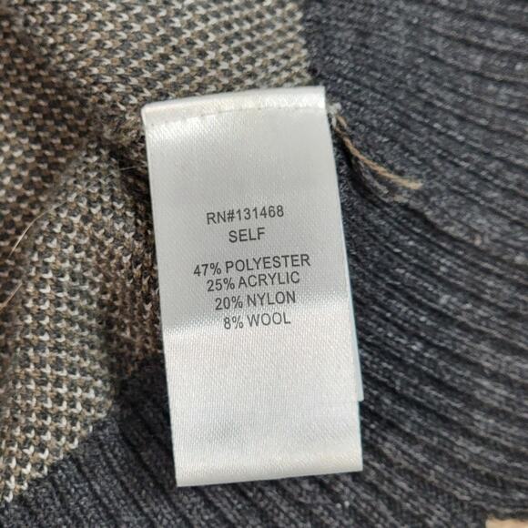 Anthropologie FATE Wool Blend Camo Distressed Crew Neck Sweater Size Small - Picture 5 of 7